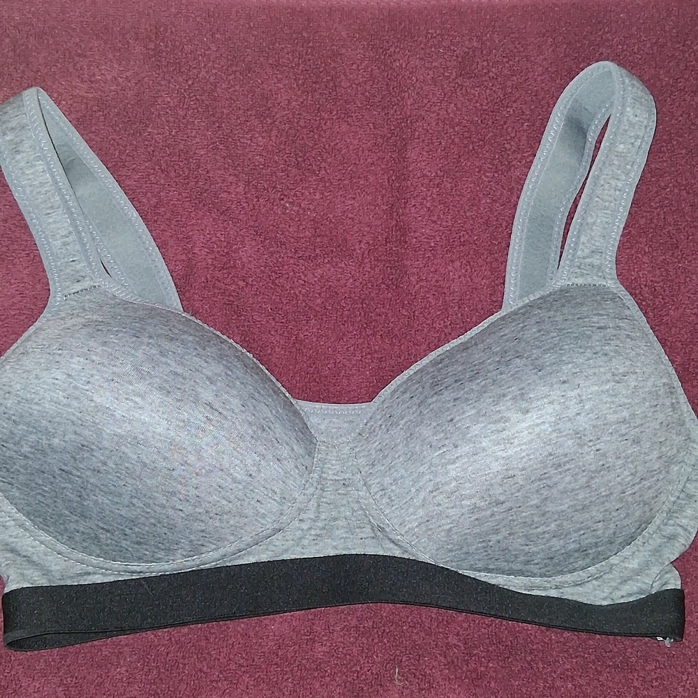 Zone Pro Heather Gray Women's Bra